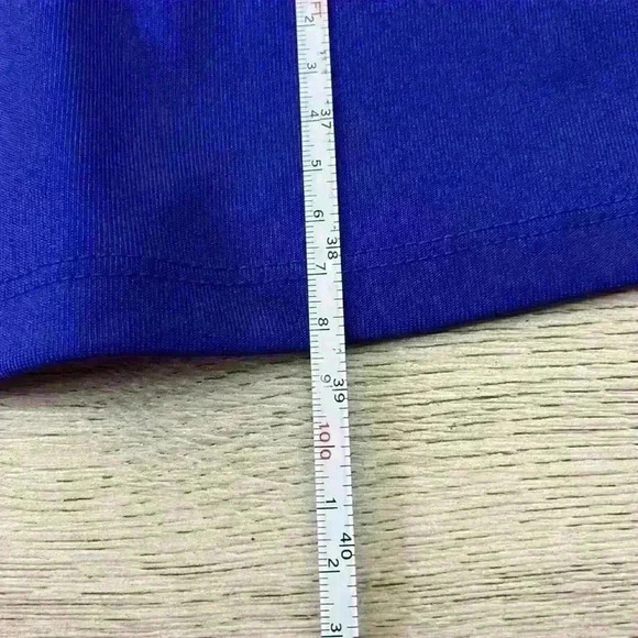 KASPER Blue/Purple Sleeveless Midi Dress Size M - Picture 10 of 10